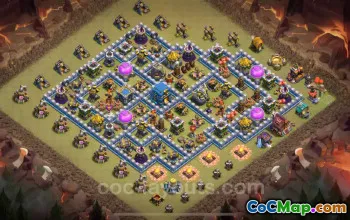 Best TH12 War Base 2025 - Anti Everything with Link #26572
