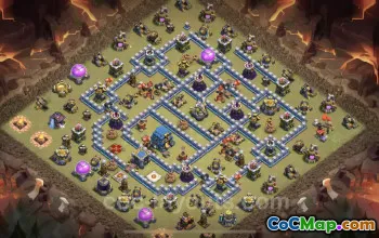 Best TH12 War Base: Anti-Everything & CWL Link Copy #25508