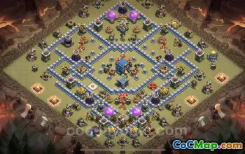Best TH12 War Base Copy - Max Level, Anti Everything Link #25502