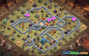 Best TH12 War Base Link for Clash of Clans - CWL Strategy #20508