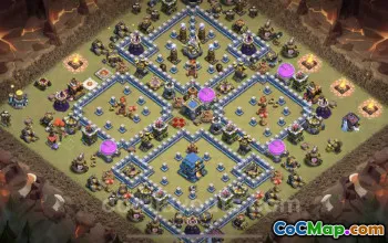 Best TH12 War Base Link - Max Levels & Anti Everything #20820