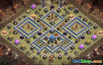 Best TH12 War Base Links - Anti-Everything for CWL #25538