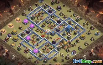 Best TH12 War Base Links for Clash of Clans - CWL Defense #20752