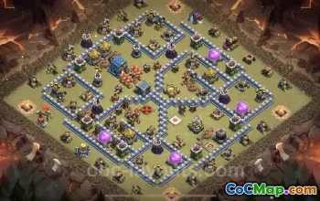 Best TH12 War Base Links - Top Hybrid Defense for CWL #25499