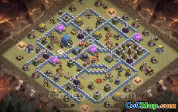 Best TH12 War Base - Max Level & Anti Everything Link #20837