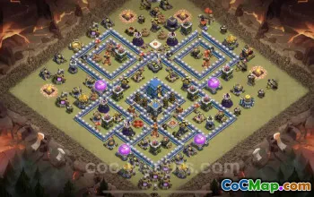 Best TH12 War Base: Max Levels & Anti-Everything Link #20702