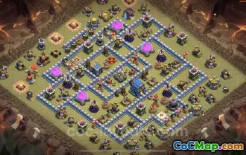 Best TH12 War Base | Max Levels & Anti-Everything Link #25495