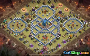 Best TH12 War Base with Link 2025 | Legend League & Anti Air #51507