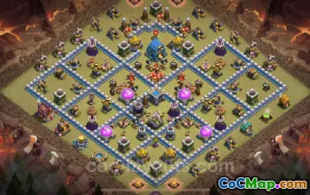 Best TH12 War Base with Link | Anti Everything 2025 – Clash of Clans #52438