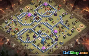 Best TH12 War Base with Link - Clash of Clans CWL Copy #20696