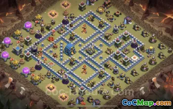 Best TH12 War Base with Link - Clash of Clans CWL Copy #25454