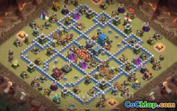 Best TH12 War Base with Link | Legend League & Anti Everything 2025 #51508