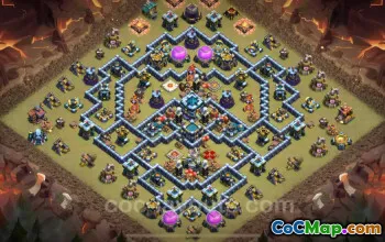 Najlepsza baza wojenna TH13 Anti 3 Stars – 2024 Link w środku! #17729