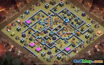 Best TH13 Anti 3 Stars War Base 2025 #55427