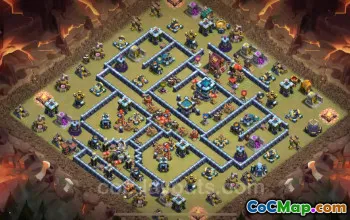 Best TH13 Anti 3 Stars War Base 2025 with Link | Clash of Clans #51214