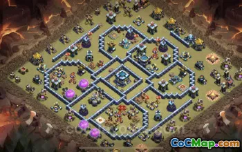 Best TH13 Anti 3 Stars War Base - Clash of Clans Copy Link #25919