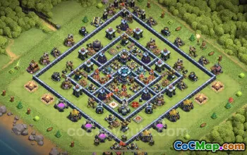 Best TH13 Anti-Air Base with Link | Unbeatable Defense #25953