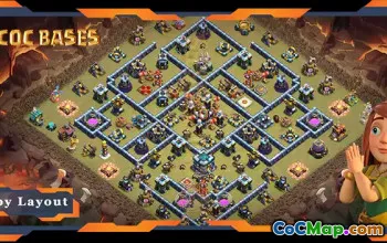 Best TH13 Base: Anti 3 Star Layouts for War & CWL #21001