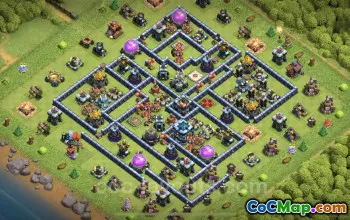 Best TH13 Base Links: Top Anti-Everything Hybrid Designs #25782