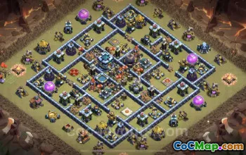 Best TH13 CWL War Base & Links - Clash of Clans #25712