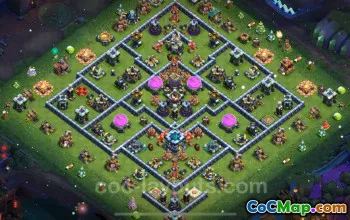 Best TH13 Farming Base Layout - Anti Everything 2024 #20972
