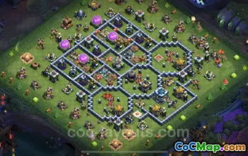 Best TH13 Trophy Base Design: Anti-Everything Link #25792