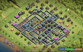 Best TH13 Trophy Base with Link for Clash of Clans #25843