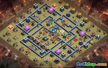 Najlepsza baza wojenna TH13 2024: Link i kopia przeciwko wszystkiemu #17723