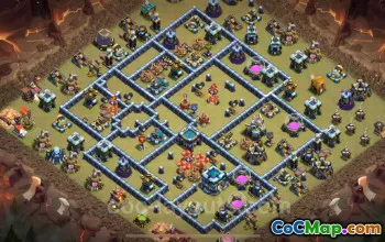 Best TH13 War Base Anti 3 Stars 2025 #55421