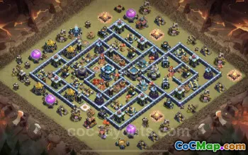 Best TH13 War Base | Anti 3 Stars Link for Legend League #25779