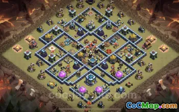 Best TH13 War Base: Anti Everything - Clash of Clans Link #25982