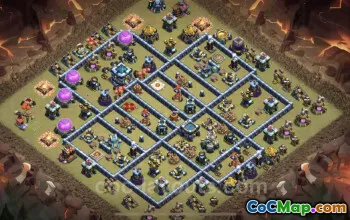 Best TH13 War Base - Anti Everything Link for Clash of Clans #25951