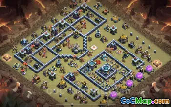 Best TH13 War Base Copy - Anti Everything for CWL #21237