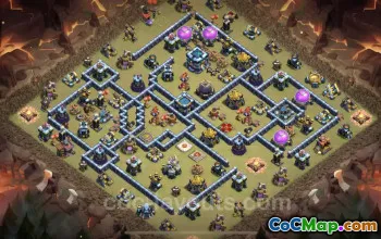 Best TH13 War Base Copy: Anti-Everything Hybrid Guide #25713