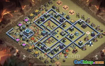 Best TH13 War Base in COC - Anti 3 Star & Legend League #25838
