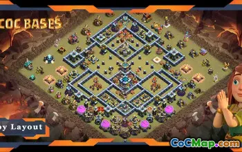 Best TH13 War Base Link - Anti 3 Stars & Anti Air Layout #20888