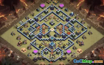 Best TH13 War Base Link - Anti Everything for Clash of Clans #25723