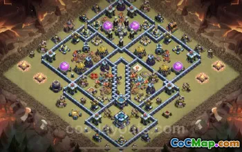 Best TH13 War Base Links - Anti Everything Defense COC #25776