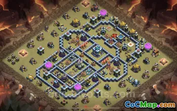 Best TH13 War Base: Max Levels & Anti Everything Setup #25719