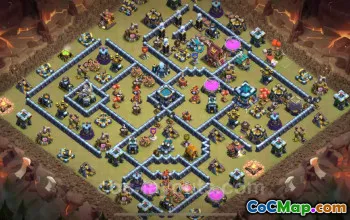 Best TH13 War Base with Link | Anti 3 Stars & Anti Everything 2025 #52441