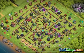 Best TH14 Anti 3 Stars Base with Link 2025 | Clash of Clans #51219