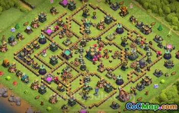 Best TH14 Anti-P.E.K.K.A Golem Base 2025 | Clash of Clans #52447