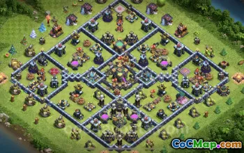 Best TH14 Base Copy: Anti 3 Stars & Top Defense Strategy #26117