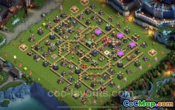 Best TH14 Base Copy for Hybrid Anti-Everything Defense #26109