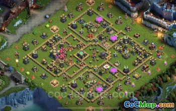 Best TH14 Hybrid Base - Anti Everything Layout with Link #21594