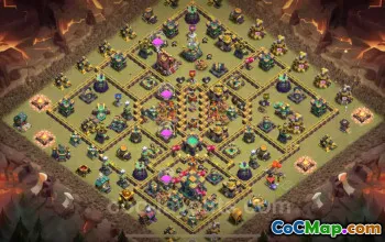 Best TH14 War Base 2025 - Anti Everything Copy & Link #26247