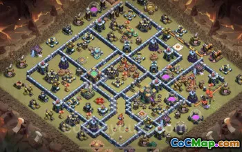 Best TH14 War Base - Anti Everything | Clash of Clans #21586