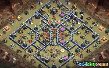Best TH14 War Base - Anti Everything | Clash of Clans Link #21610