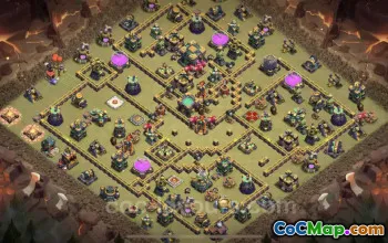 Best TH14 War Base Copy - Anti Everything with Link #21751
