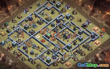 Best TH14 War Base Link - Anti Everything for CWL #26147